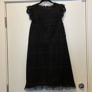 J. Crew Black Lace Dress